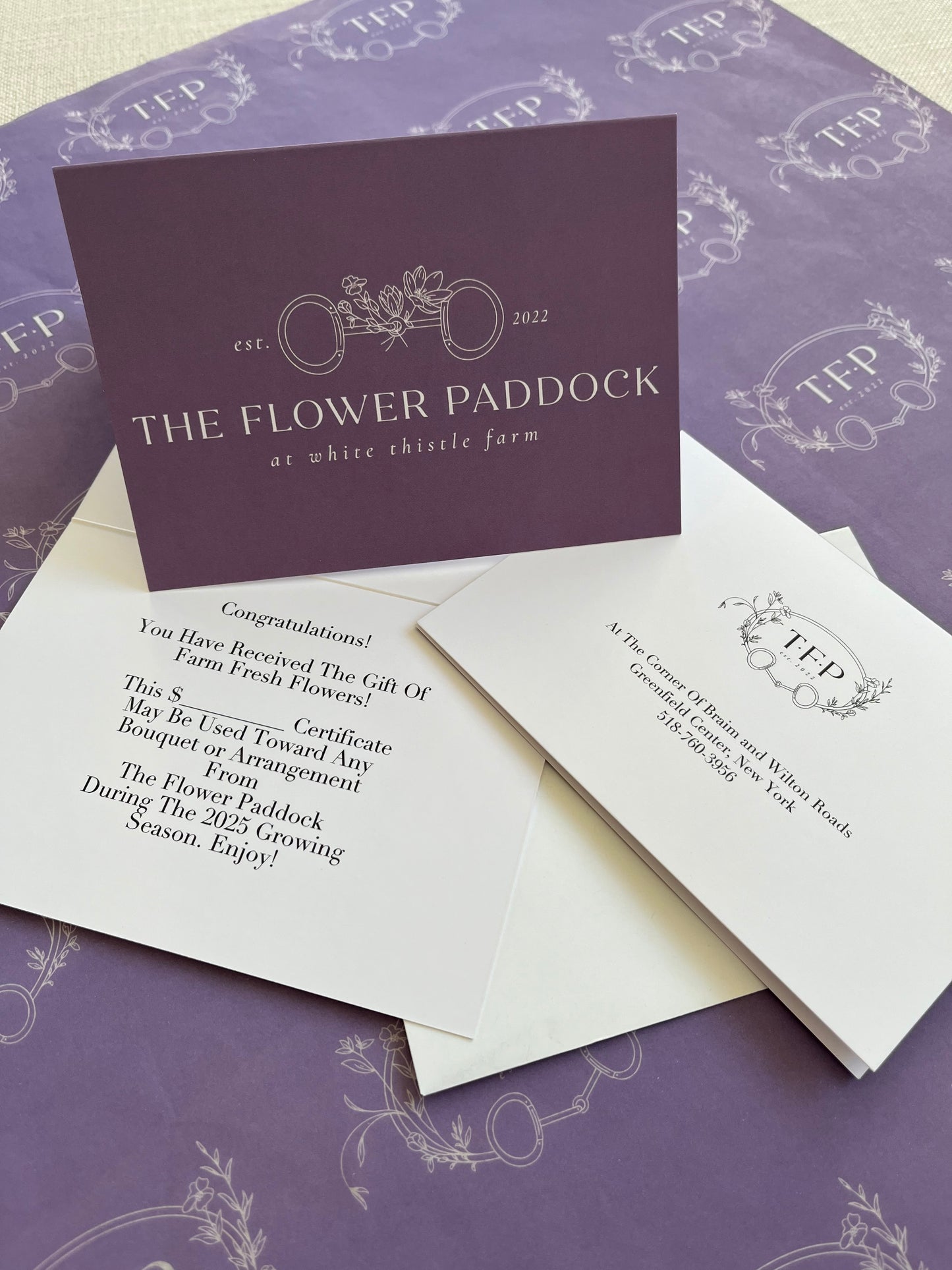 The Flower Paddock at White Thistle Farm Gift Card