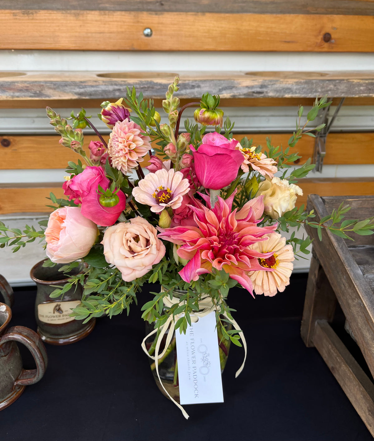 Flower Paddock TFP Vase Arrangement – The Flower Paddock at White Thistle Farm