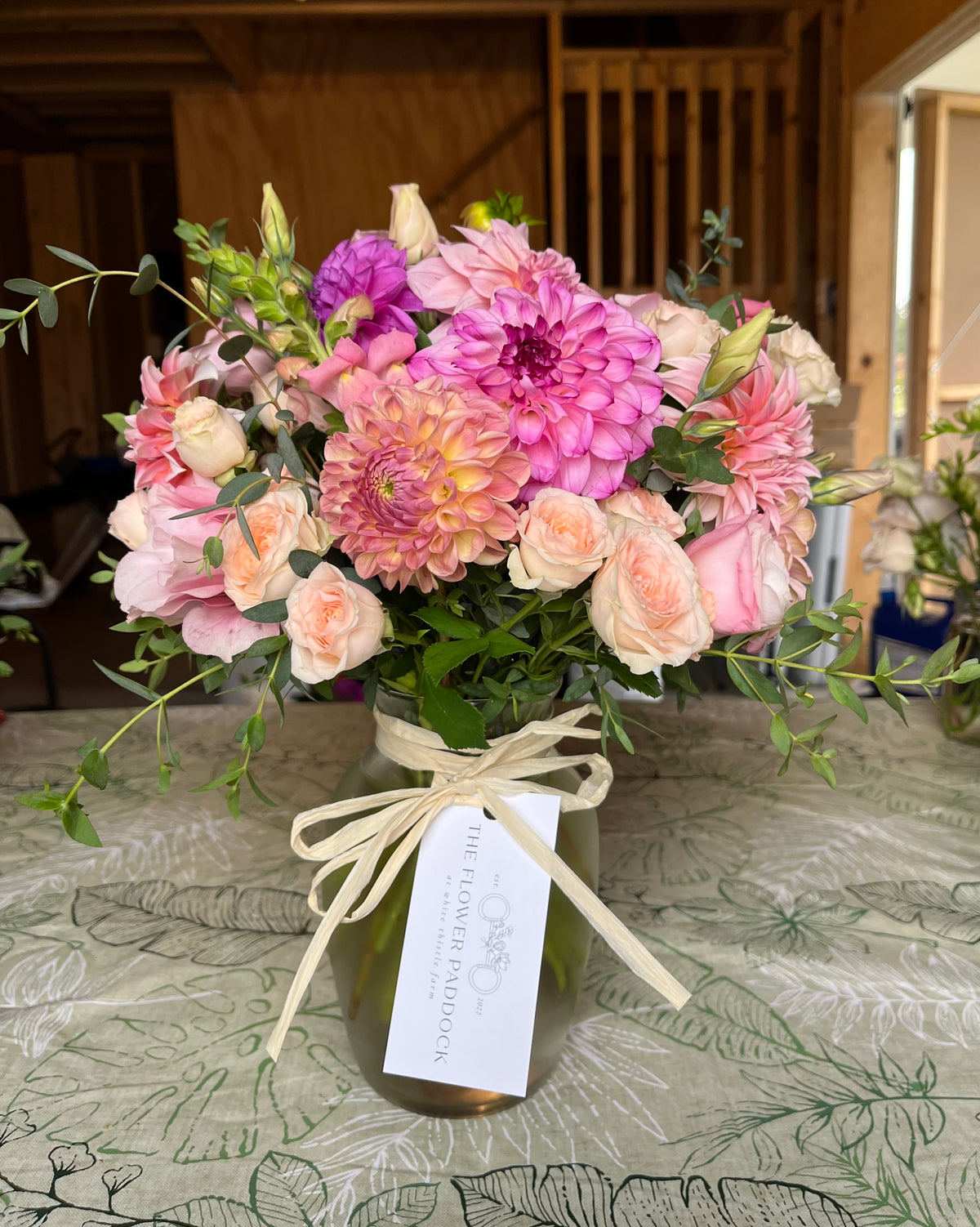 Flower Paddock TFP Vase Arrangement – The Flower Paddock at White Thistle Farm