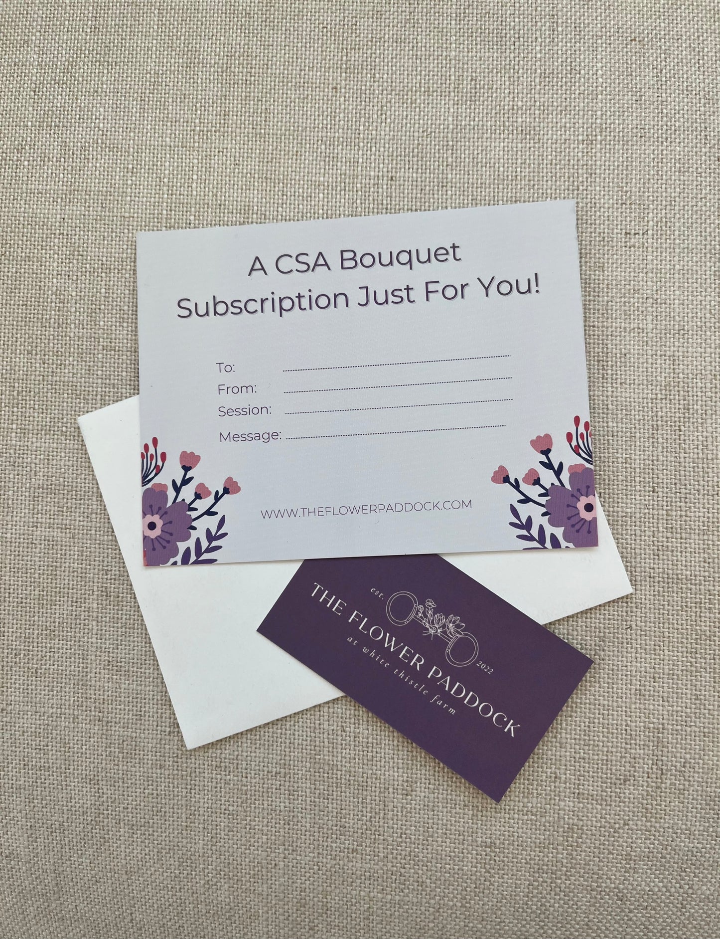 CSA Bouquet Subscription: Summer